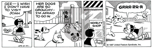 Nancy on Monday May 5, 1997 Comic Strip