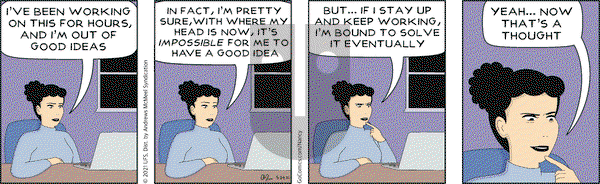 Nancy on Monday May 24, 2021 Comic Strip