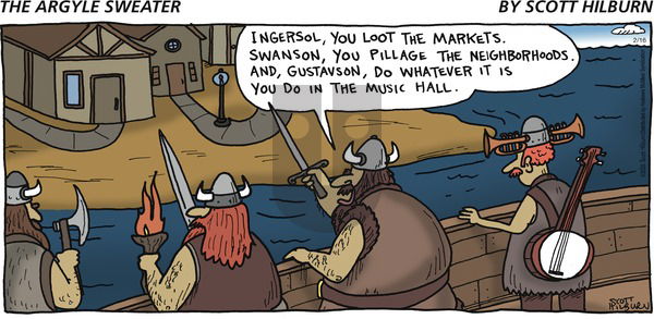 The Argyle Sweater on Sunday February 16, 2020 Comic Strip