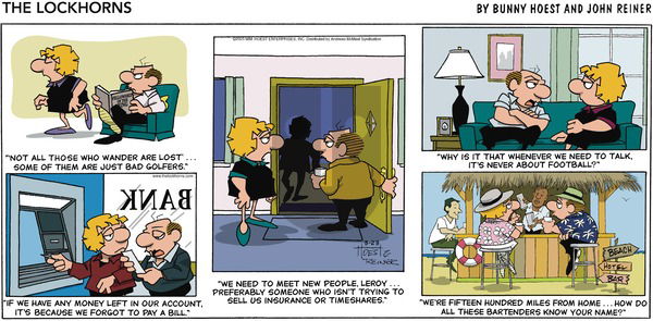 The Lockhorns on Sunday March 23, 2025 Comic Strip