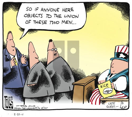 Tom Toles on Sunday February 27, 2011 Comic Strip