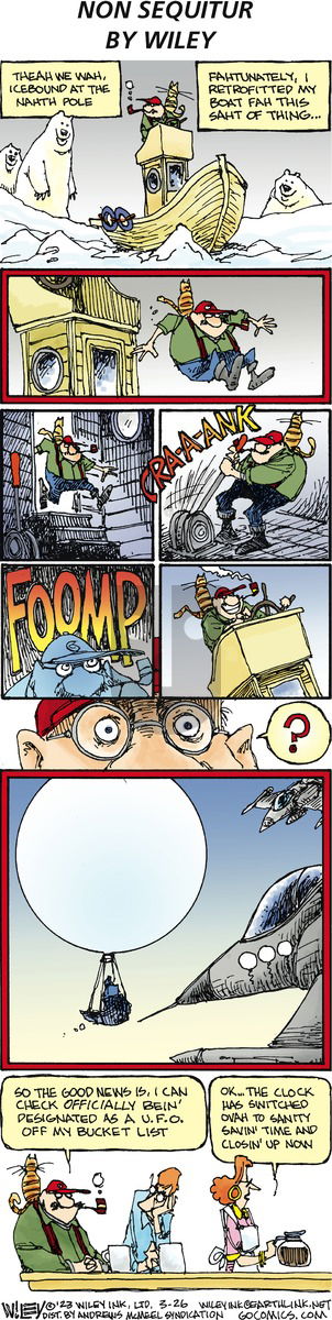 Non Sequitur - Sunday March 26, 2023 Comic Strip