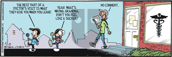 Grand Avenue on Saturday February 21, 2009 Comic Strip