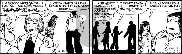 Alley Oop on Friday December 12, 1975 Comic Strip