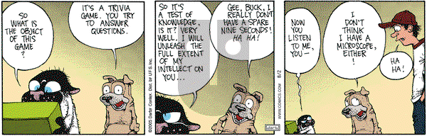 Get Fuzzy on Tuesday August 2, 2005 Comic Strip
