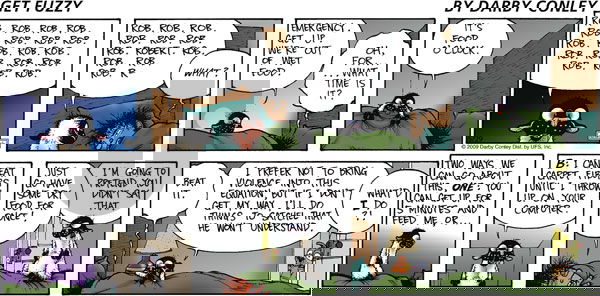 Get Fuzzy on Sunday May 29, 2011 Comic Strip