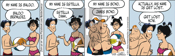 Baldo on Thursday August 25, 2011 Comic Strip