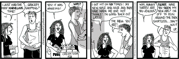 Clear Blue Water on Monday May 5, 2008 Comic Strip
