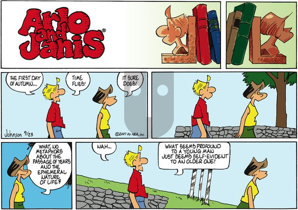 Arlo and Janis on Sunday September 23, 2007 Comic Strip