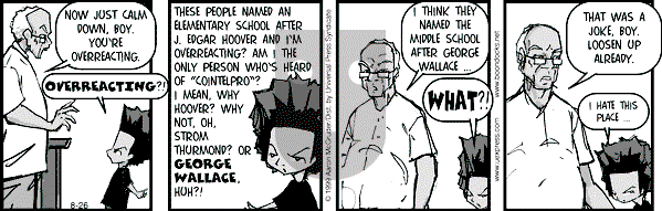The Boondocks on Thursday March 29, 2007 Comic Strip