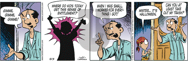 Baldo on Thursday October 31, 2002 Comic Strip