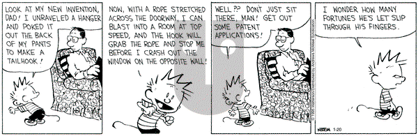 Calvin and Hobbes on Monday January 20, 2025 Comic Strip