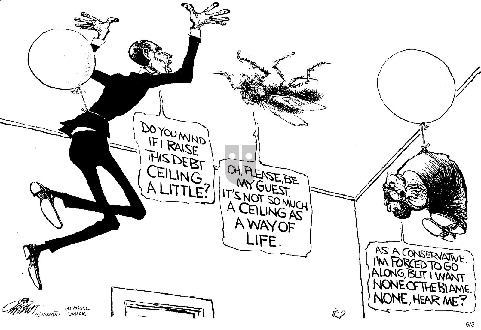 Pat Oliphant - Friday June 3, 2011 Comic Strip