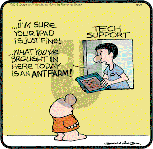 Ziggy on Monday September 21, 2015 Comic Strip