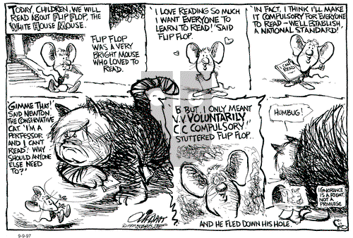 Pat Oliphant on Tuesday September 9, 1997 Comic Strip