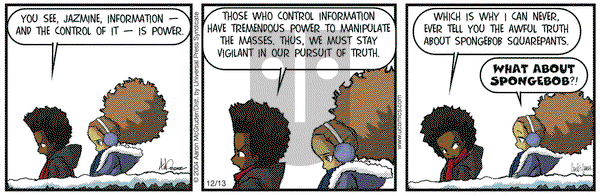 The Boondocks on Monday December 13, 2004 Comic Strip