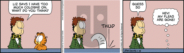 Garfield on Friday January 15, 2016 Comic Strip