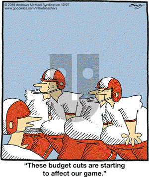 In the Bleachers on Friday December 27, 2019 Comic Strip