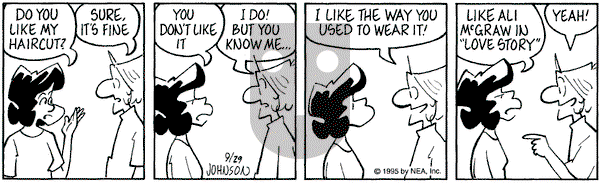 Arlo and Janis on Friday September 29, 1995 Comic Strip