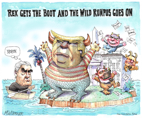 Matt Wuerker on Thursday March 15, 2018 Comic Strip