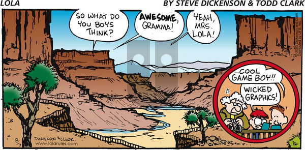 Lola on Sunday August 7, 2005 Comic Strip