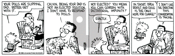 Calvin and Hobbes on Saturday October 26, 1991 Comic Strip