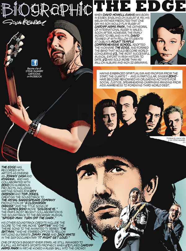 Biographic on Sunday February 6, 2011 Comic Strip