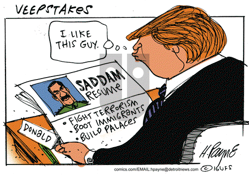 Henry Payne on Tuesday July 12, 2016 Comic Strip