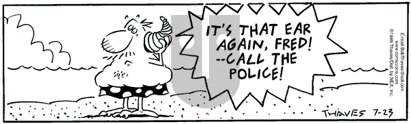 Frank and Ernest on Friday July 23, 1999 Comic Strip