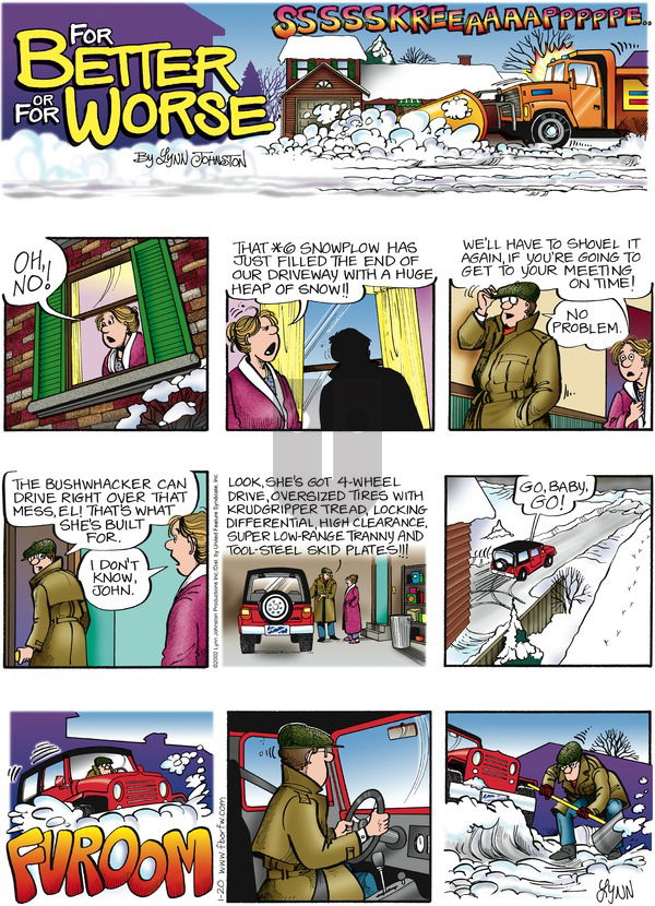 For Better or For Worse on Saturday February 16, 2002 Comic Strip