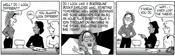 Luann on Tuesday January 22, 2002 Comic Strip