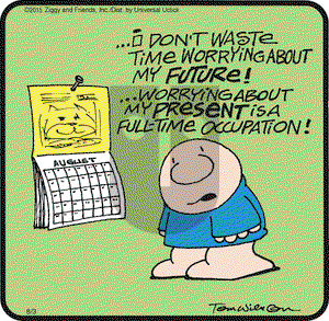 Ziggy on Monday August 3, 2015 Comic Strip