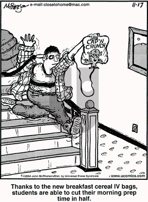 Close to Home on Wednesday November 17, 2004 Comic Strip