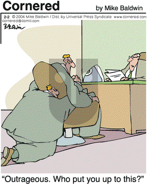 Cornered on Monday February 2, 2004 Comic Strip
