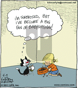 Kit 'N' Carlyle on Saturday April 9, 2011 Comic Strip