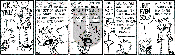 Calvin and Hobbes - Saturday June 6, 1992 Comic Strip