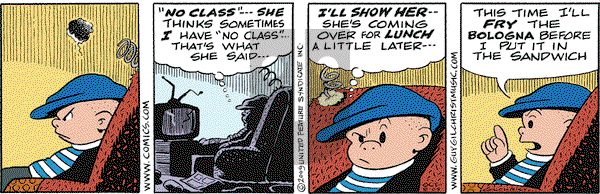 Nancy on Thursday October 8, 2009 Comic Strip