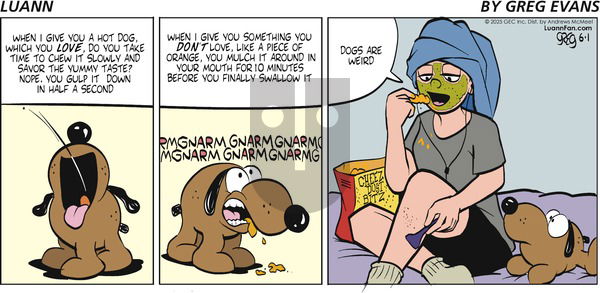 Luann on Sunday June 1, 2025 Comic Strip
