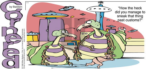 Cornered on Sunday September 13, 1998 Comic Strip