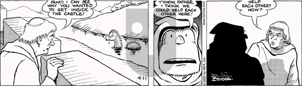 Alley Oop on Friday April 11, 2003 Comic Strip