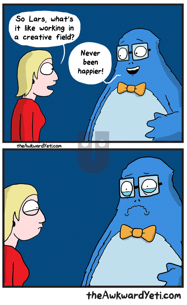 The Awkward Yeti on Friday March 10, 2017 Comic Strip