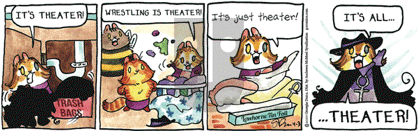 Breaking Cat News on Friday April 3, 2020 Comic Strip