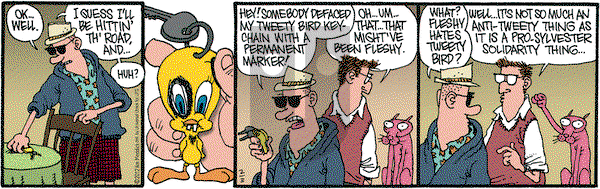 Monty on Friday February 3, 2012 Comic Strip