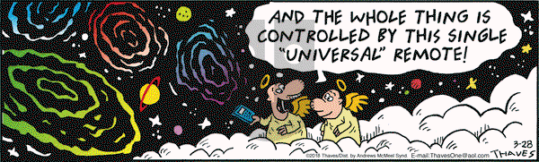 Frank and Ernest on Wednesday March 28, 2018 Comic Strip