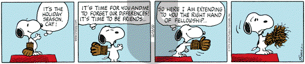 Peanuts on Wednesday December 13, 2000 Comic Strip