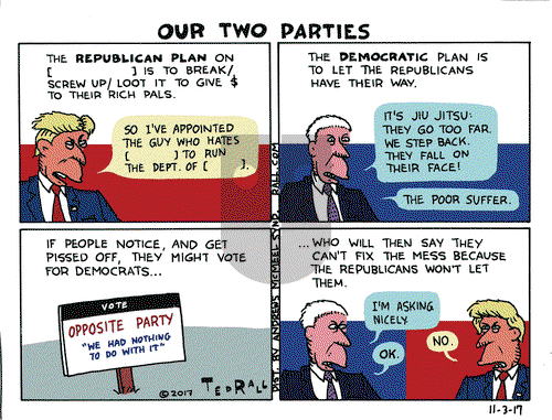 Ted Rall on Friday November 3, 2017 Comic Strip