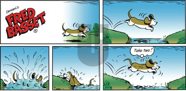 Fred Basset on Sunday December 3, 2017 Comic Strip