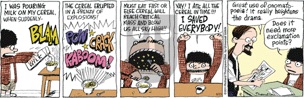 Cul de Sac on Tuesday August 23, 2016 Comic Strip