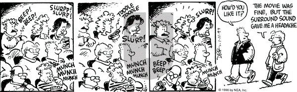 Betty on Saturday January 11, 1997 Comic Strip