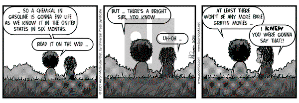 The Boondocks on Saturday May 26, 2001 Comic Strip